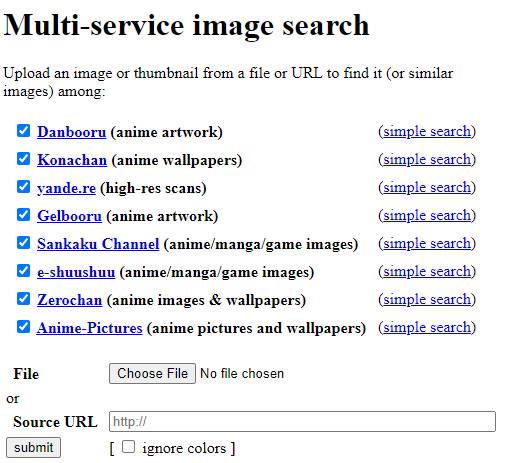 IQDB - Image Search Engine