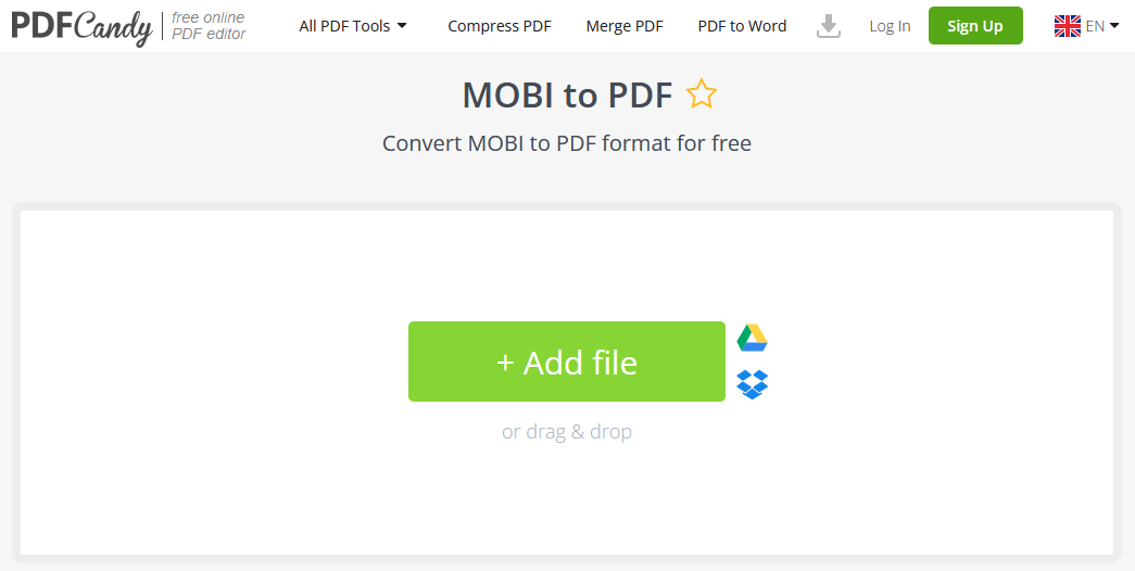 List Of The Best Free MOBI To PDF Converters – DinoTechno