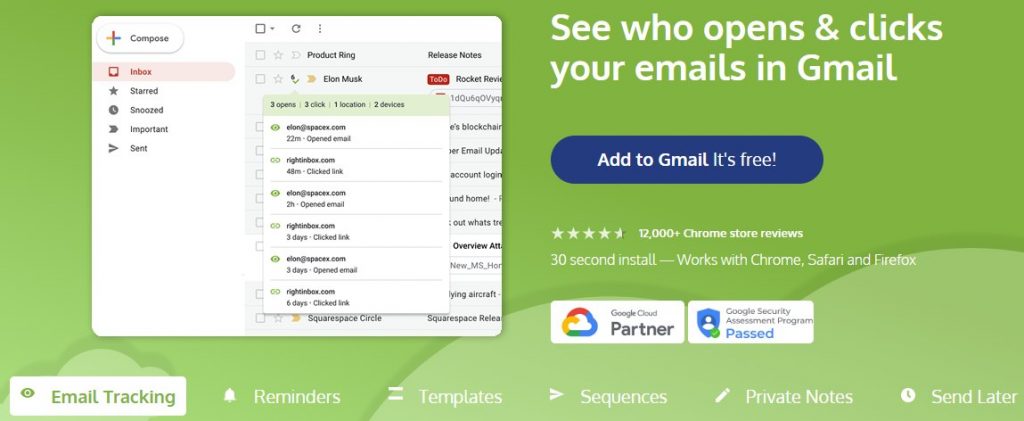 RightInbox - Email Tracking Software