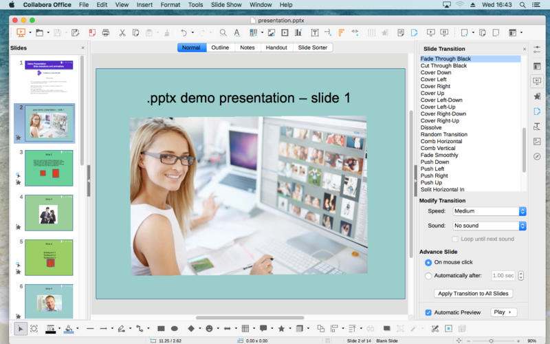 LibreOffice Vanilla for Mac Text Editor