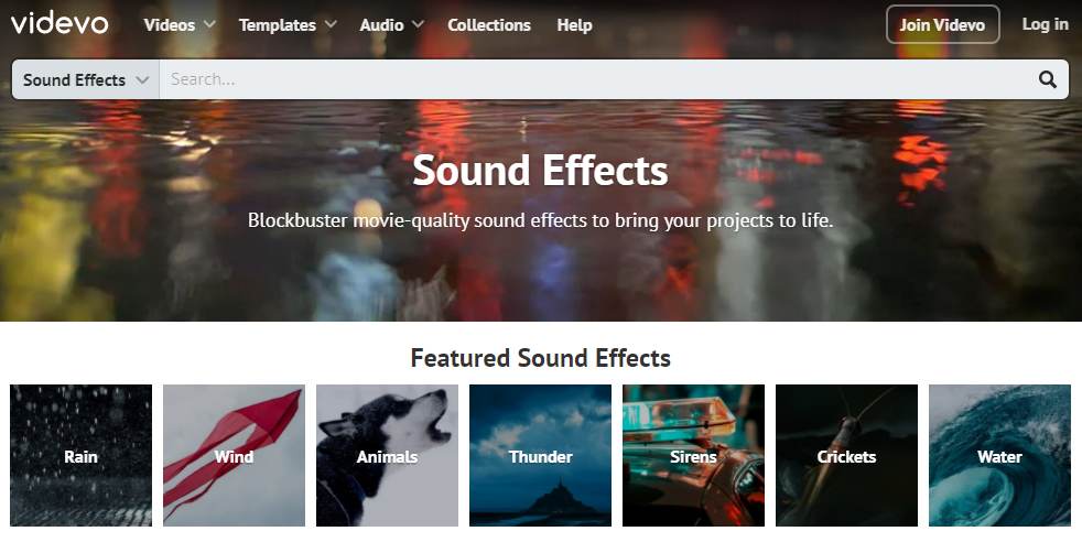 Videvo - Free Intro Sound Effects Site