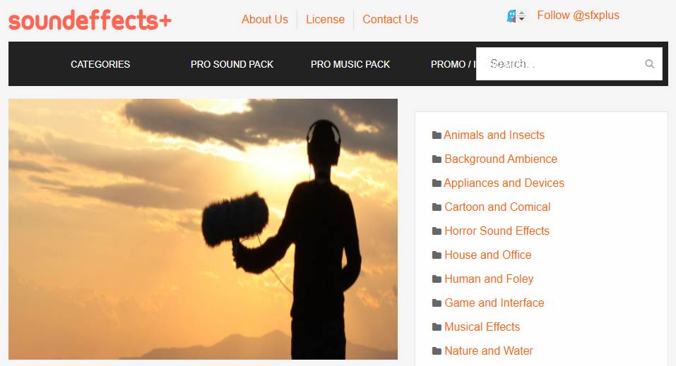 Sound Effects Plus - Free Intro Sound Effects Site