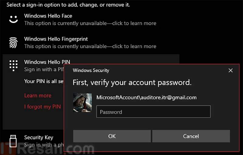 How to remove PIN from Windows 10 - change Windows 10 password